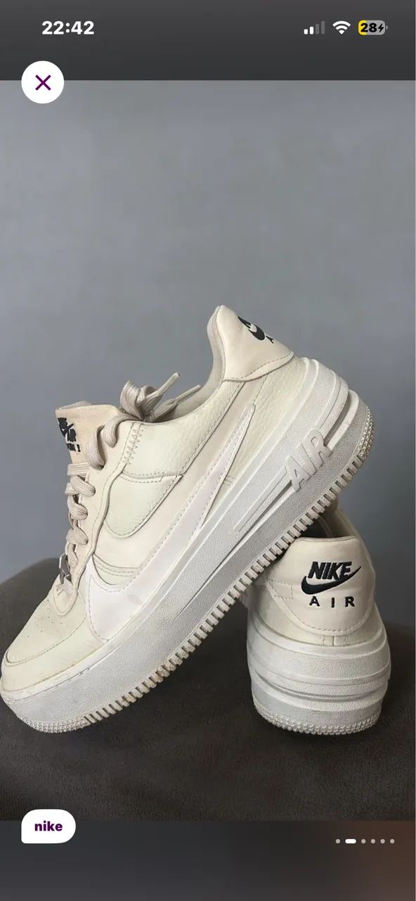 Nike Air Force 1 Off Witte plataforma 37 - Foto 2
