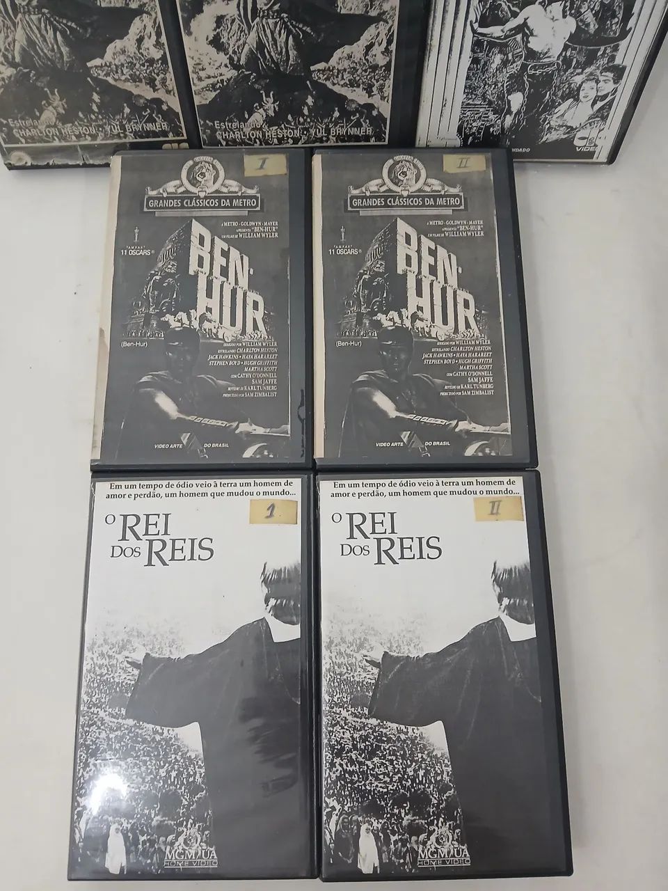 Lote Grandes Filmes VHS COPIAS dos Originais  com Manual das Fitas - Foto 4