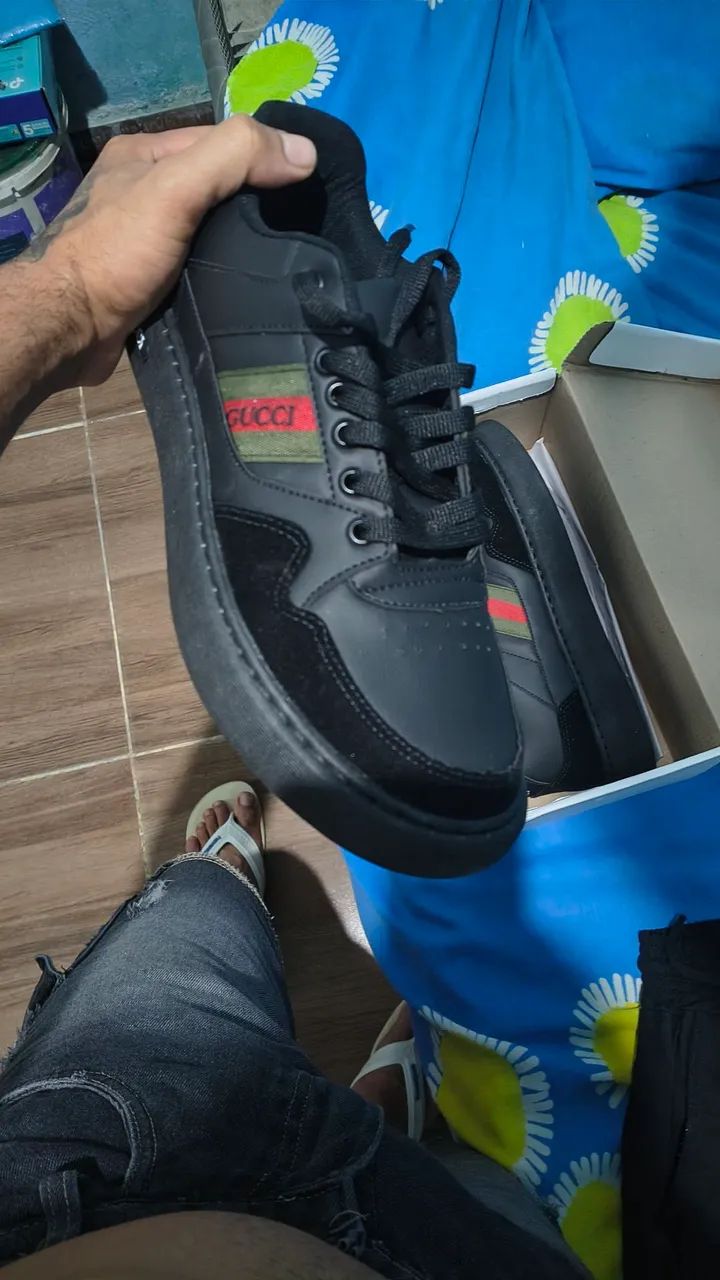 Tênis Gucci 41/42 - Foto 3
