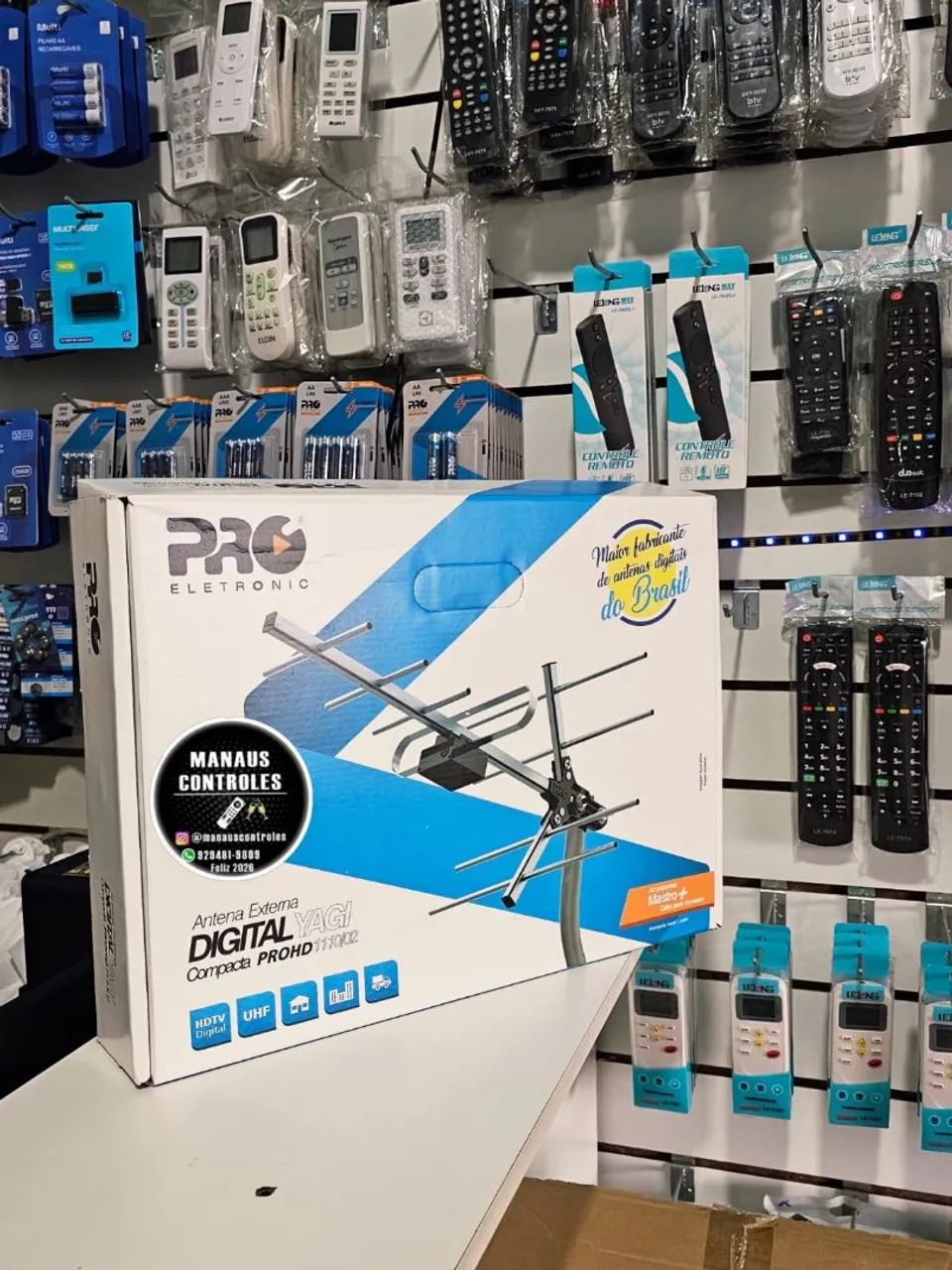 Antena externa para tvs pro eletronic 