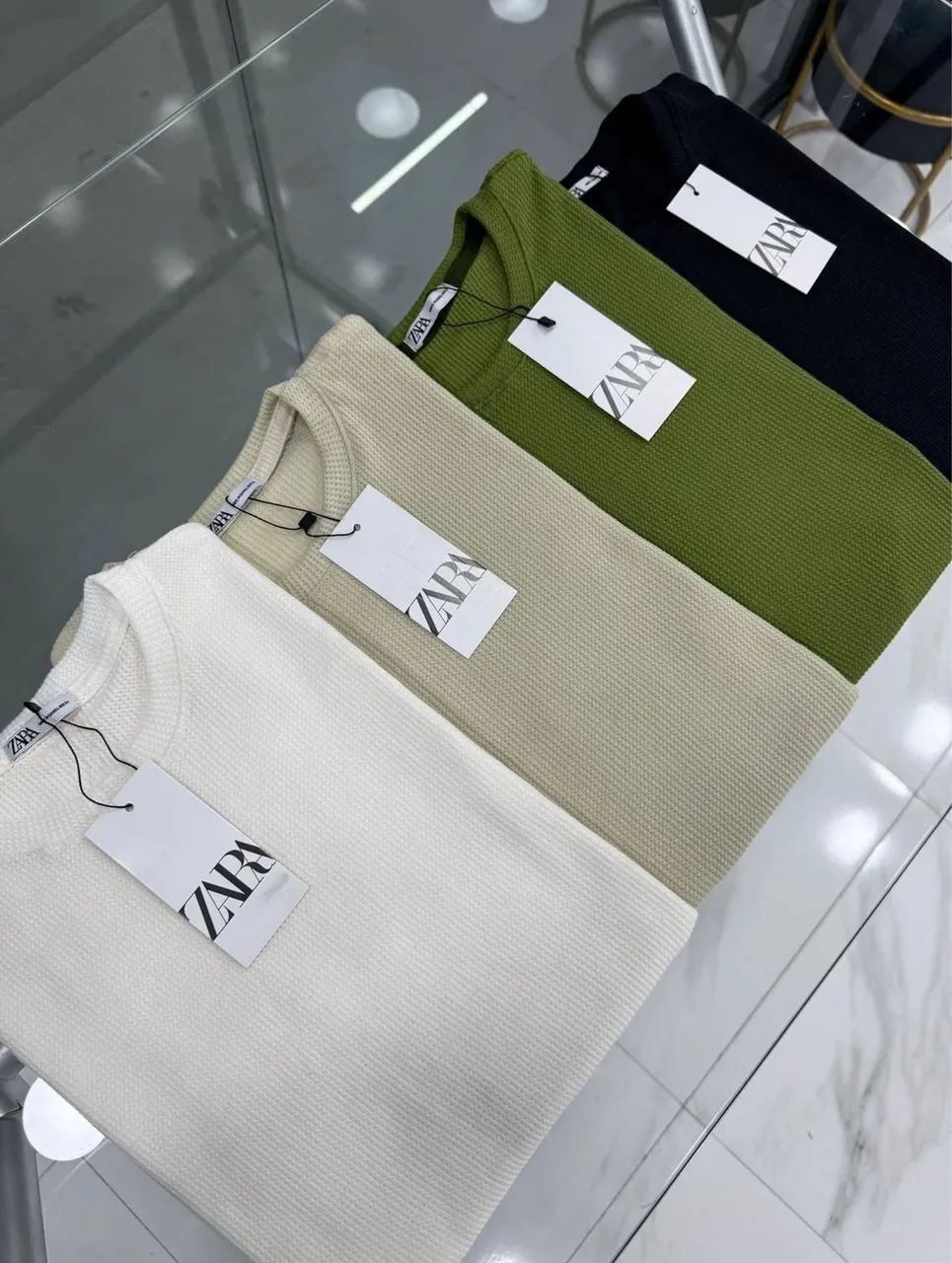 Camisa Canelada Zara