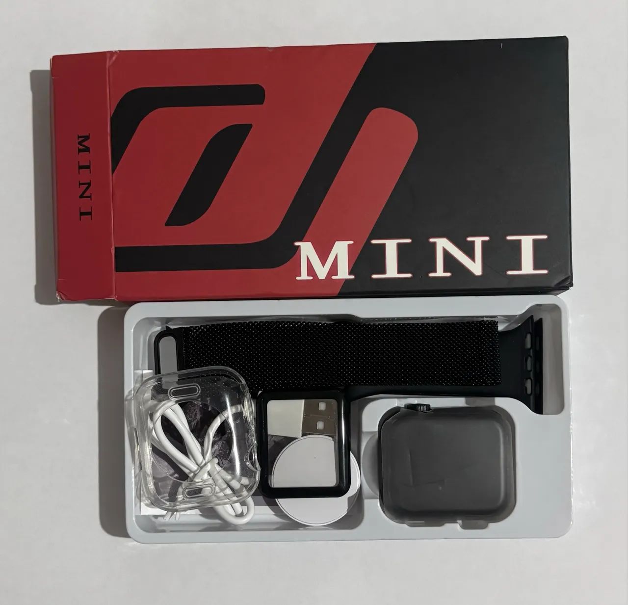 Smartwatch inteligente preto mini 38mm - Foto 4