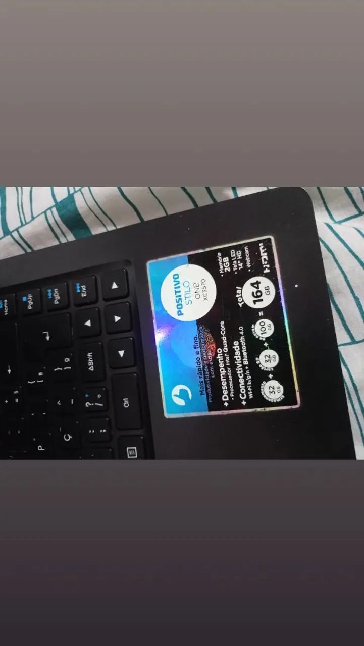 Vendo notebook semi novo ou troca em celular (com volta) ou avista  - Foto 4