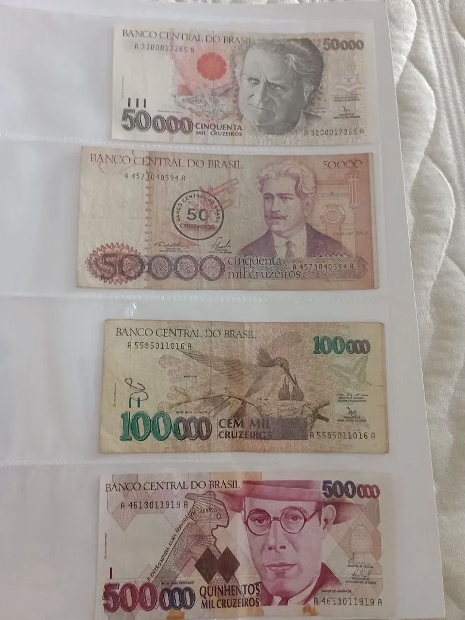 Cédulas antigas 