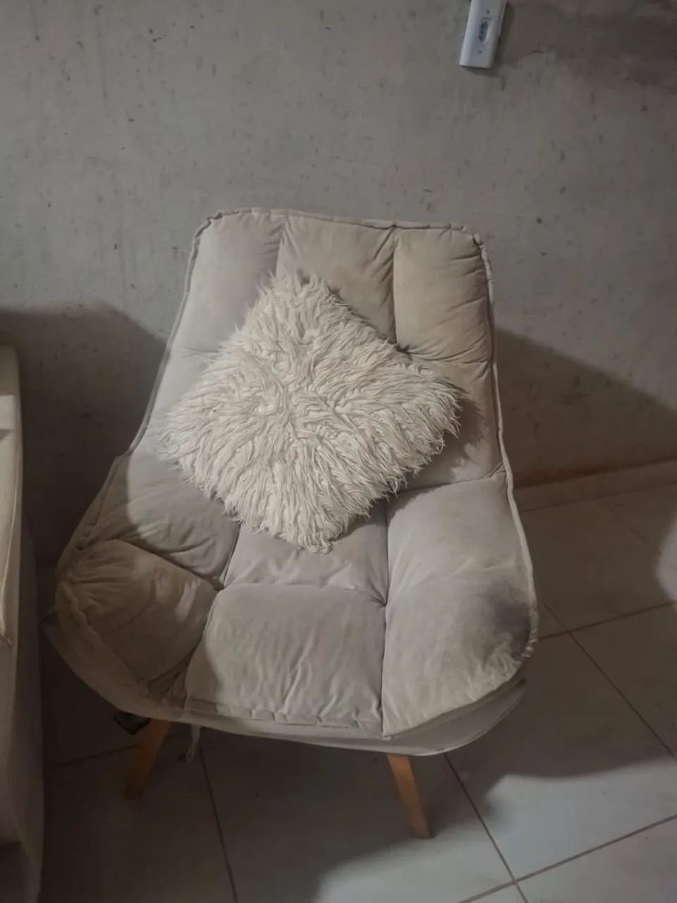 Sofá de linho + poltrona  - Foto 4