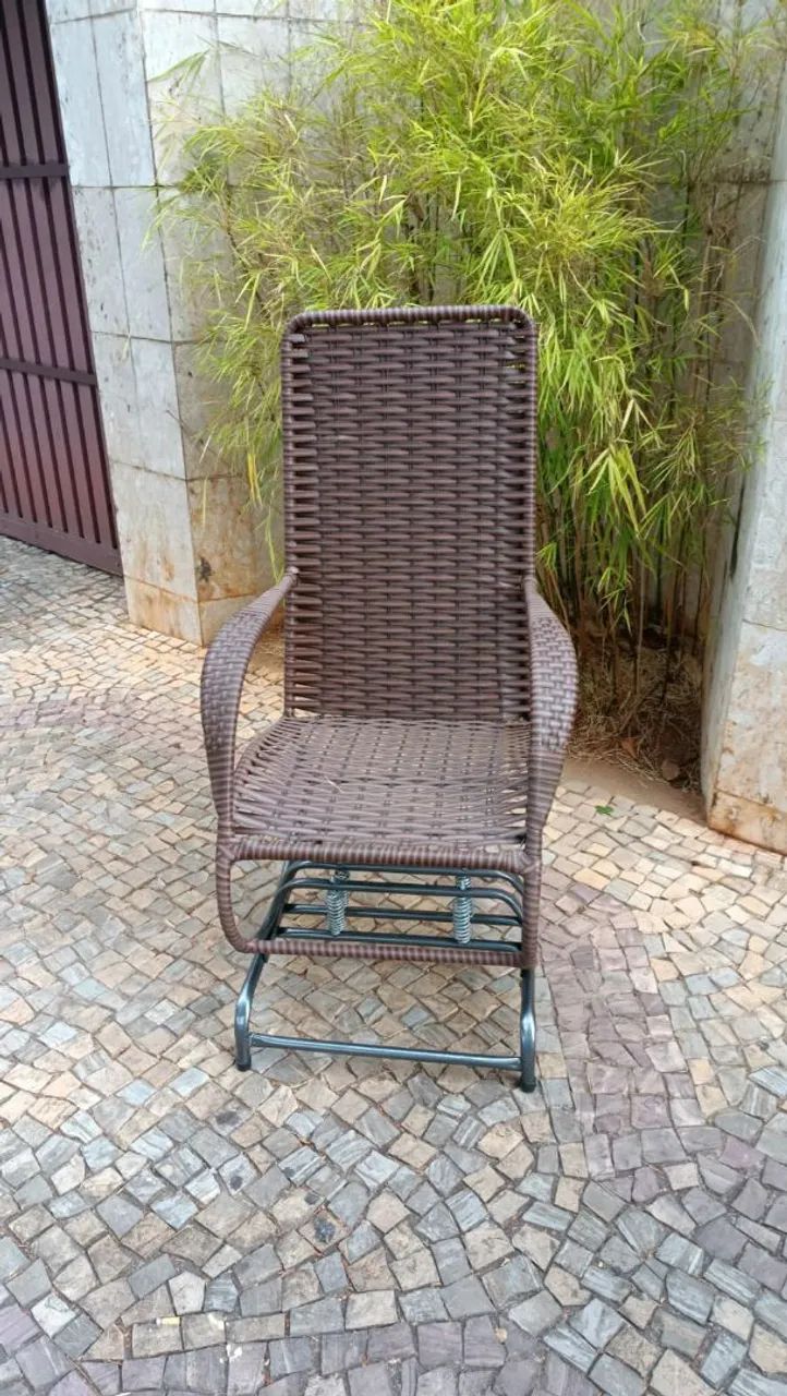 Cadeira de balanço da vovó 4 molas peças novas  - Foto 2