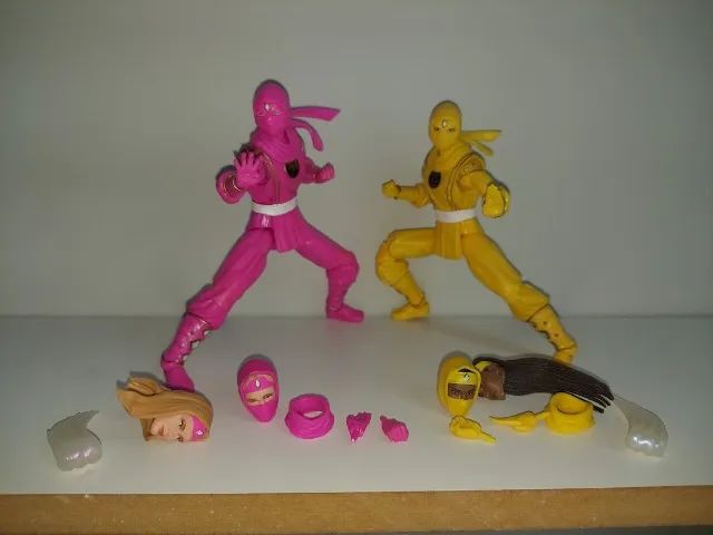 Lote 6 Power rangers lightning collection ninja ninjetti white