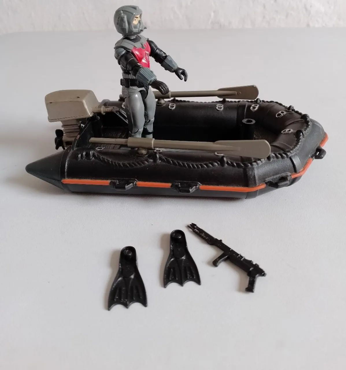 Brinquedo Comandos em Ação Mergulhador com Bote - Anos 80  - Foto 3