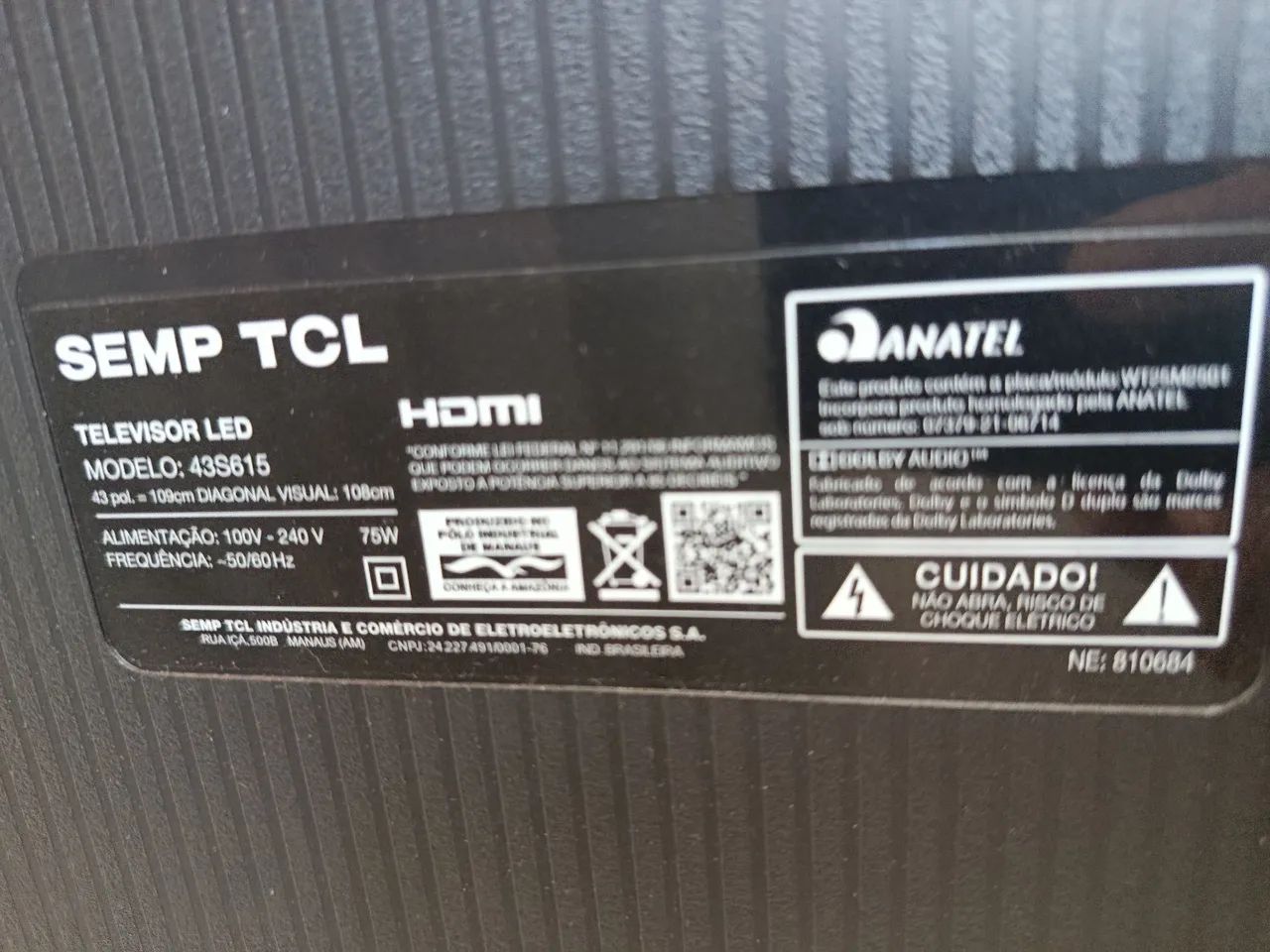 TV TCL 43 POLEGADAS USADA EXCELENTE  - Foto 4