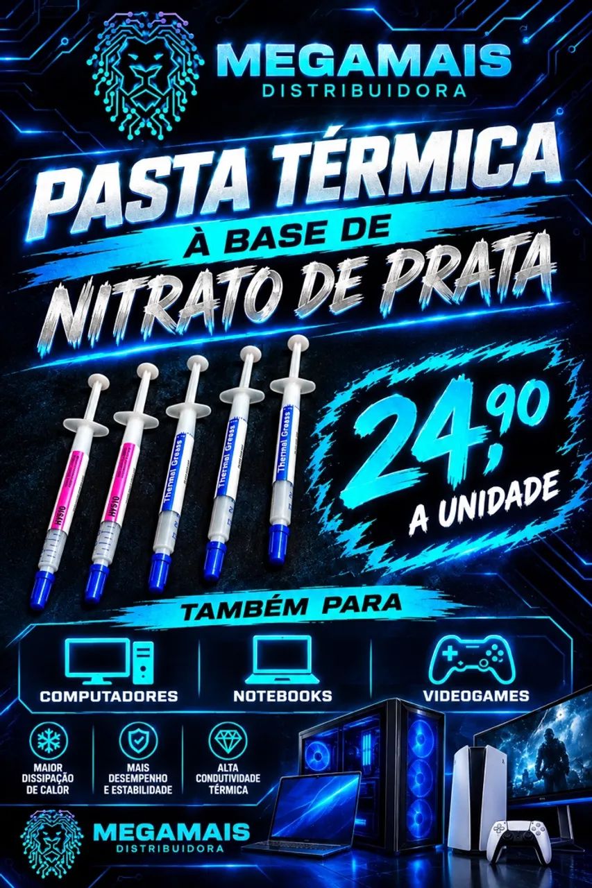 Pasta térmica a base de prata 