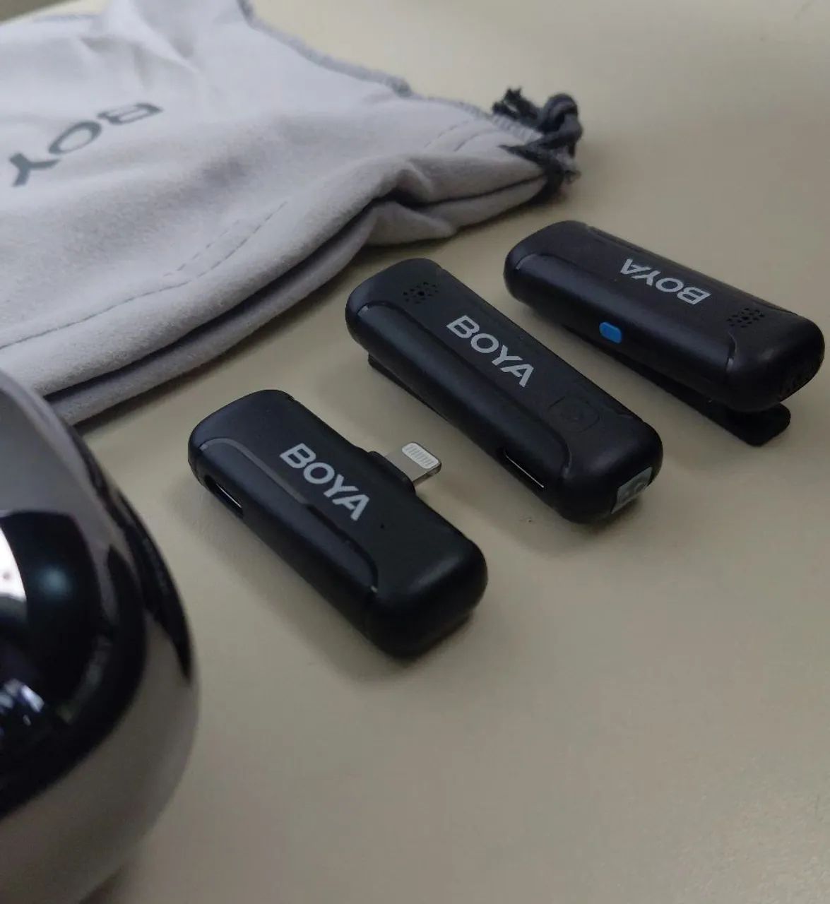 SAIR RÁPIDO: Microfone de lapela BOYA IOS* Leia a descrição!