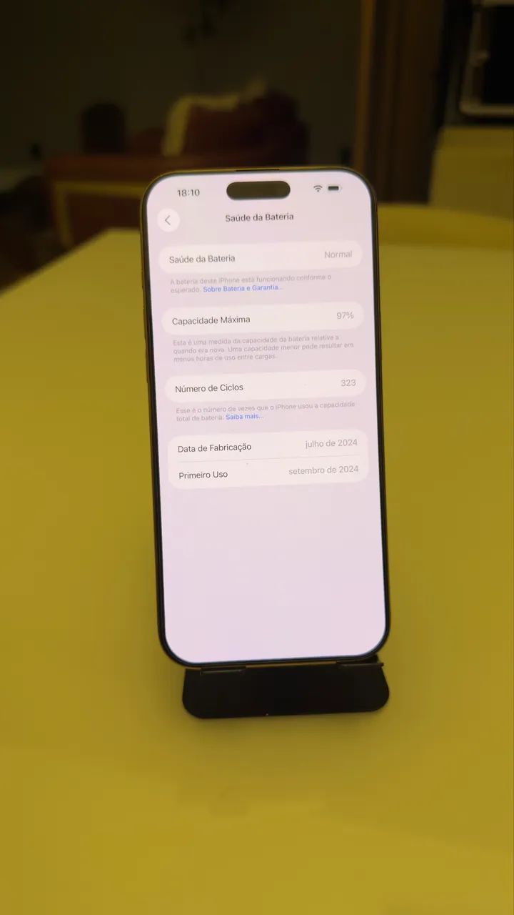 iphone 16 pro max 512gb - bateria 97% - parcelo em até 18x