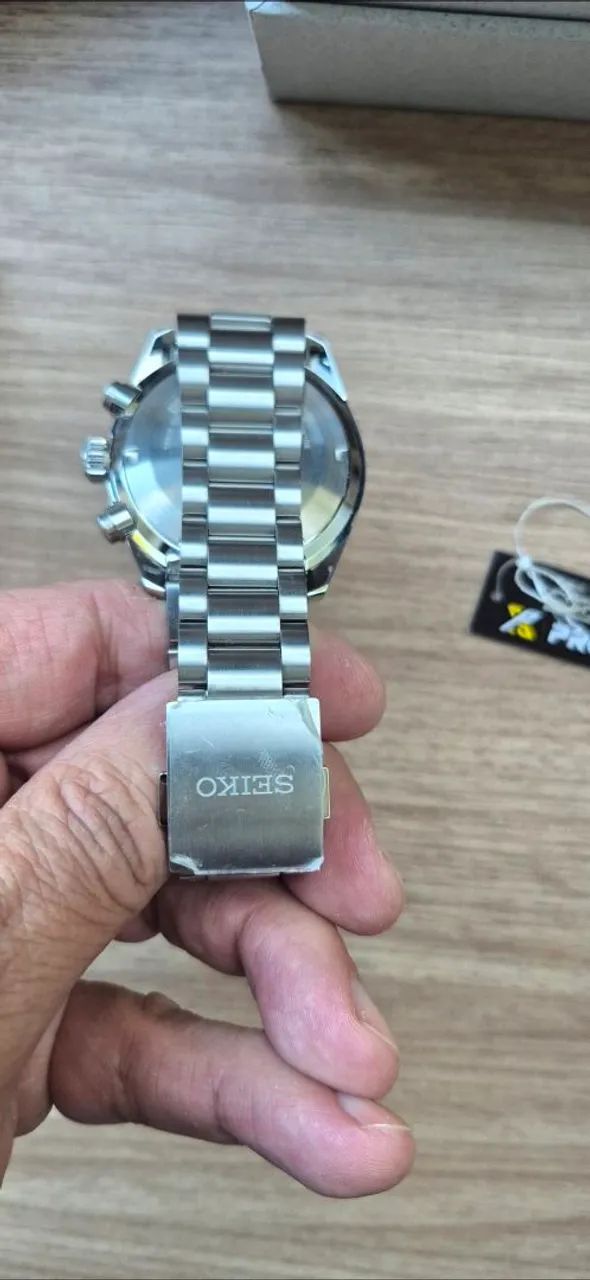 Relógio Seiko 41mm Prospex Speedtimer Chronograph Solar Grand Touring SSC939. - Foto 3