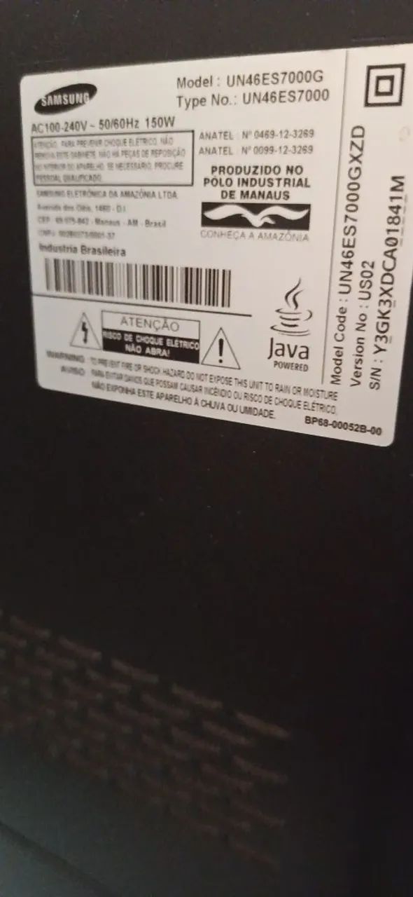 TV Samsung 46" 3D - Foto 3