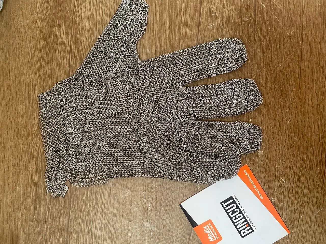 Luva de aço ringcut nova na caixa  - Foto 2