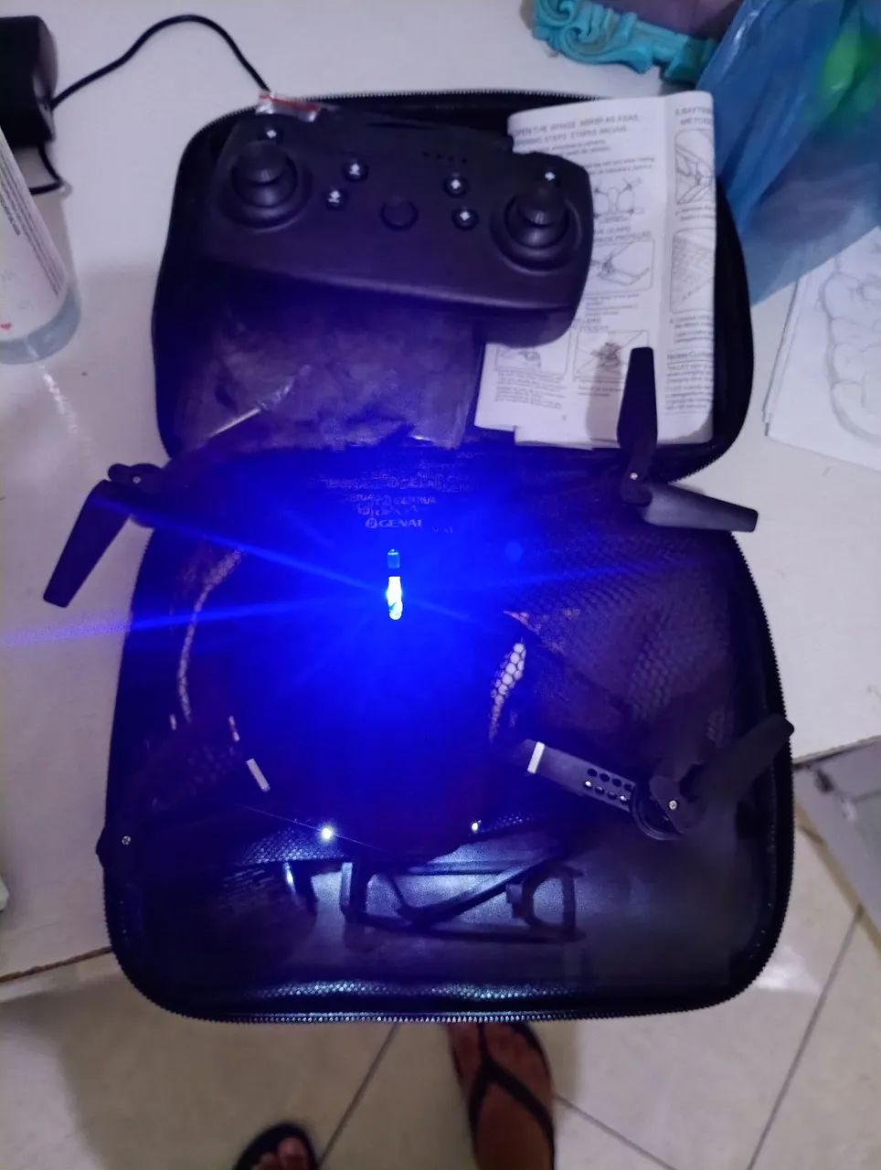 Drone genai com câmera 4k