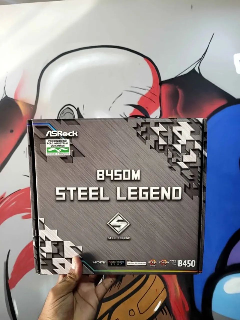 Placa Mãe B450M Steel Legend - Foto 2