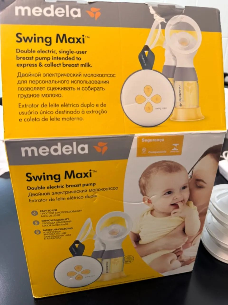 Bomba extratora Medela Swing Maxi + Handsfree - Foto 5