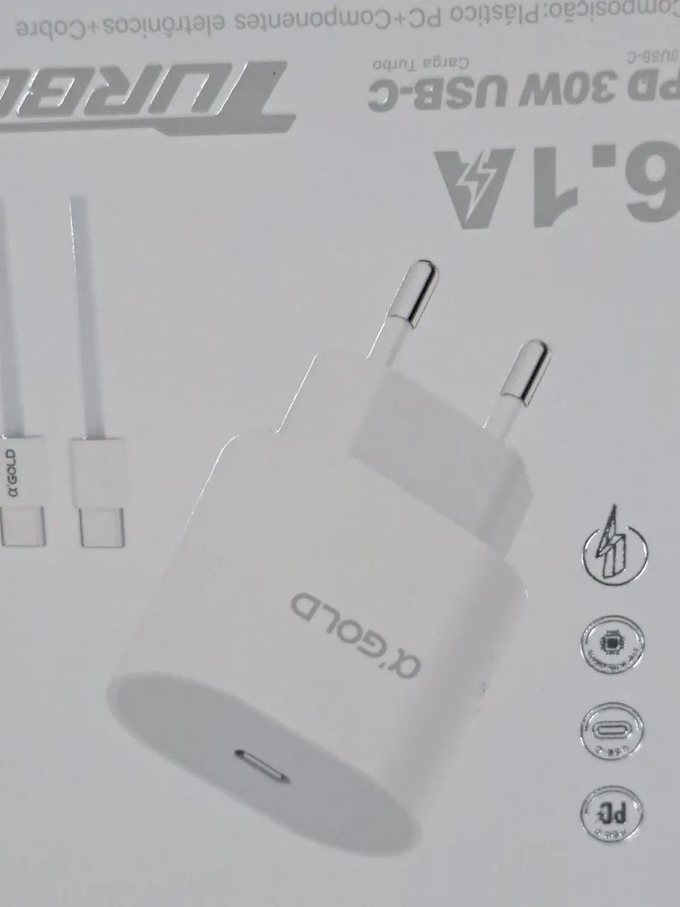Carregador e cabo turbo 16pro para celular  - Foto 2