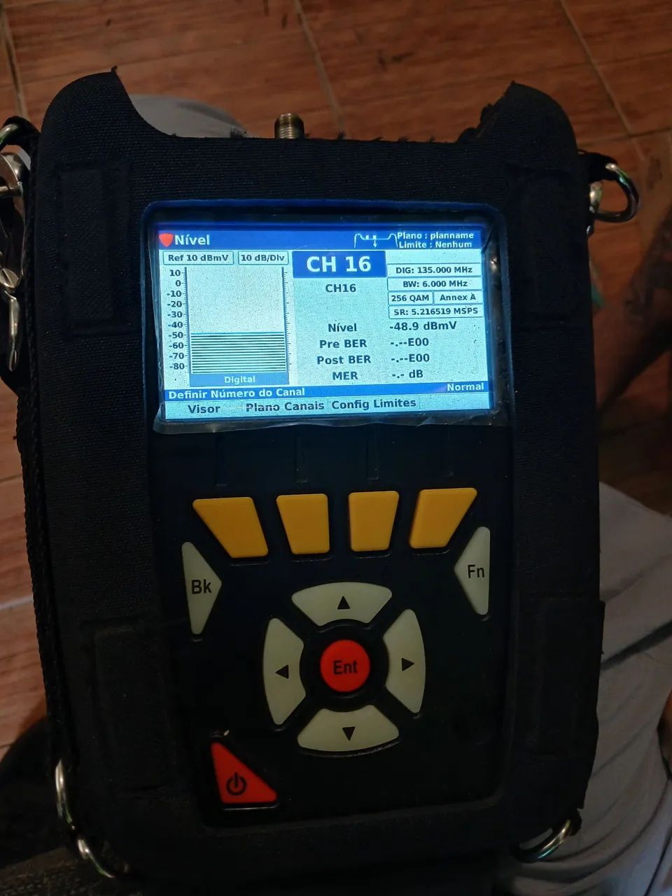 Medidor de Sinal Trilithic 180DSP TV a Cabo/Internet - Foto 4