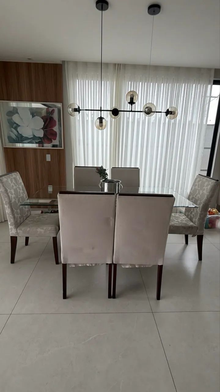 Mesa de jantar de madeira - Foto 4