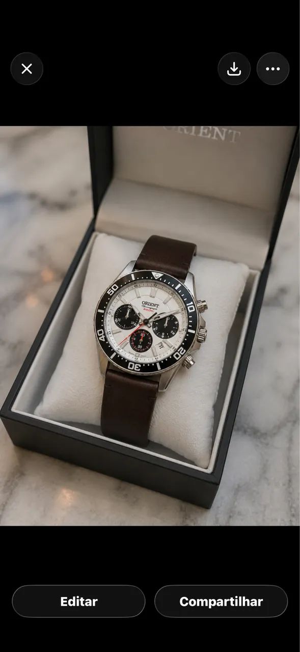 オカメ Relógio Orient Solartech Panda na garantia - Acessórios - Ponto