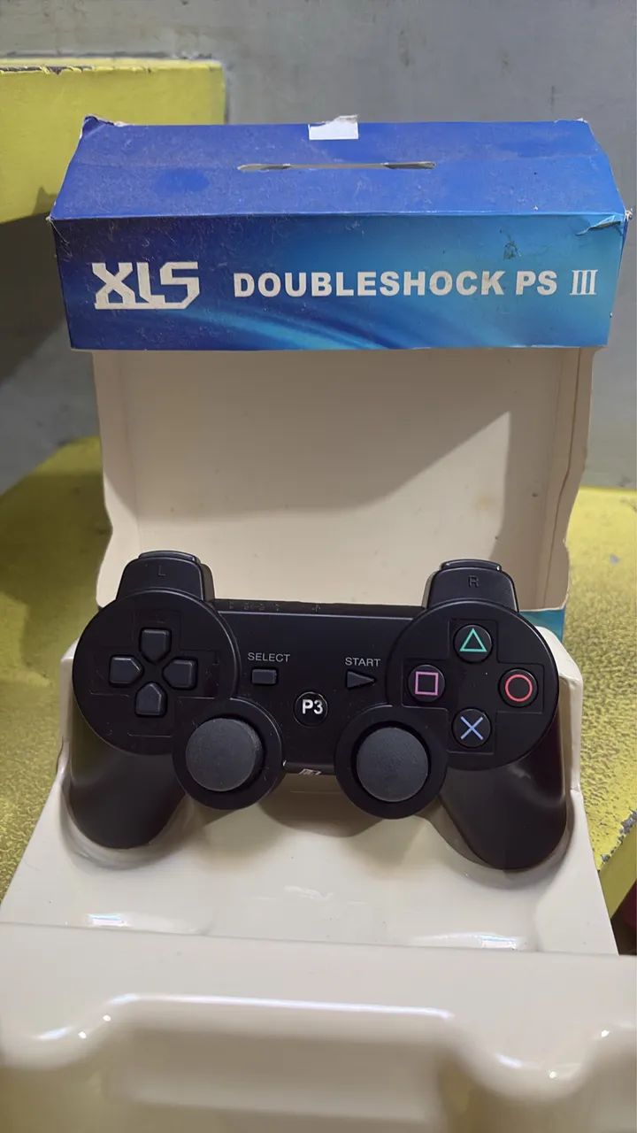 controle Ps3 sem fio XLS DoubleShock lll