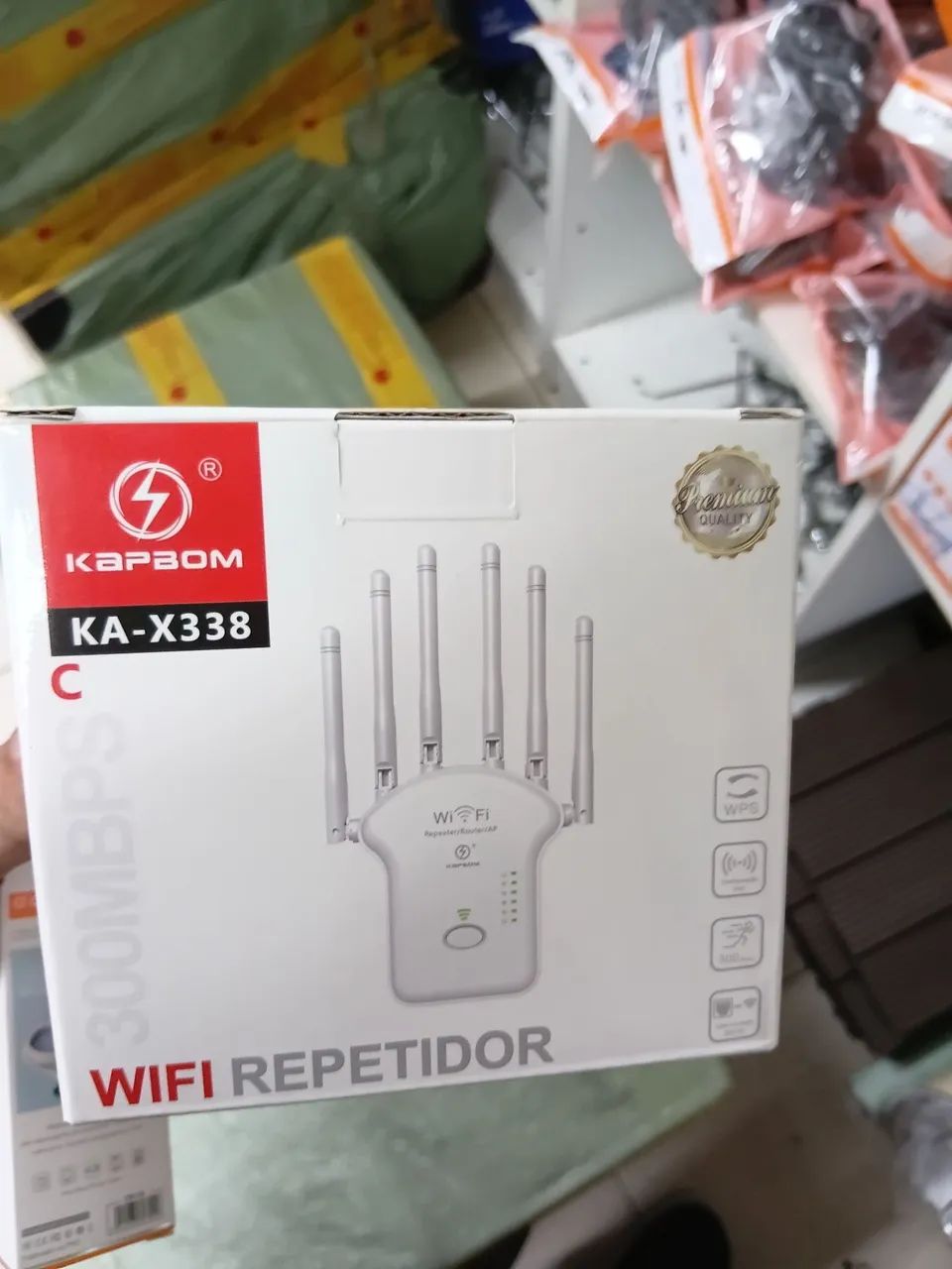 Repetidor de Wi-Fi  6 antenas 