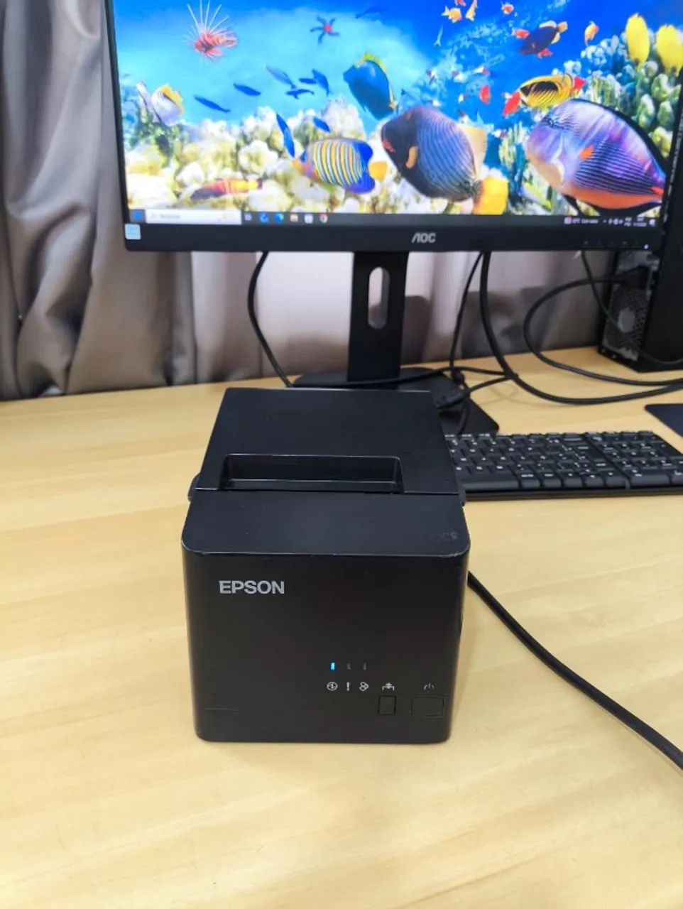 Impressora térmica de cupom com rede Ethernet Epson T20x - Foto 5