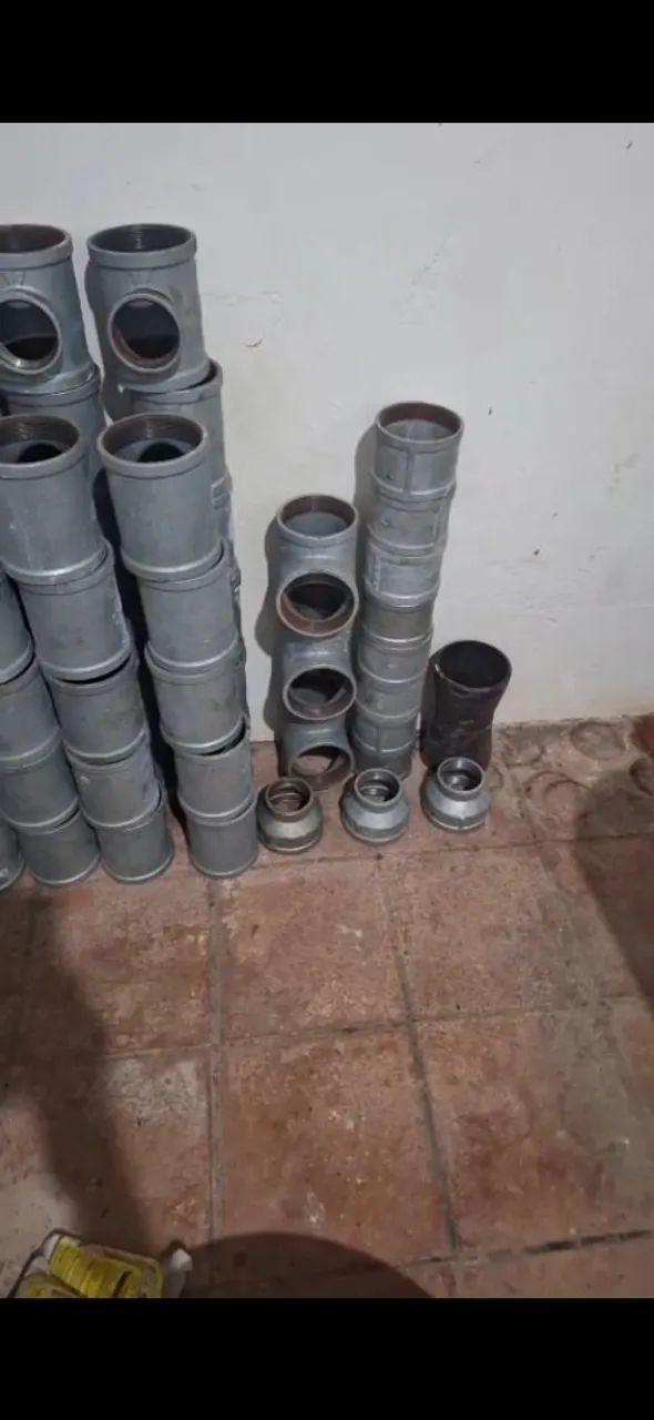 Vendo conexão galvanizadas de 4 polegadas novas  - Foto 2