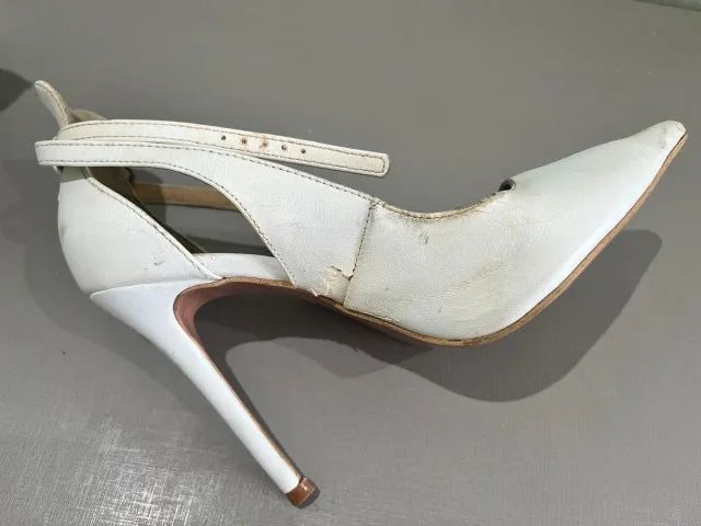Scarpin Branco 35