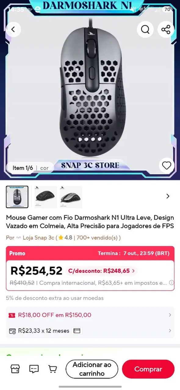 mouse gamer - Foto 2