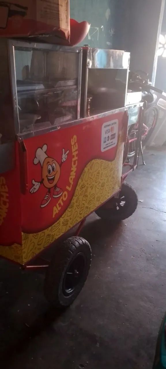 Vende se um carrinho de lanches com uma semana de uso valor 3.000 mil zap *12   - Foto 3