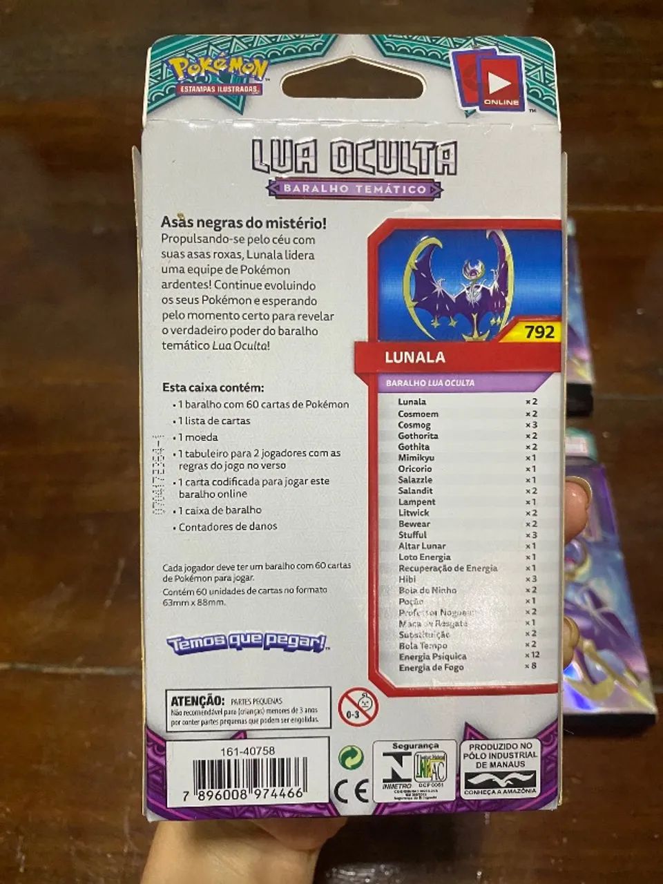 Baralho Pokémon Lua Oculta  - Foto 2