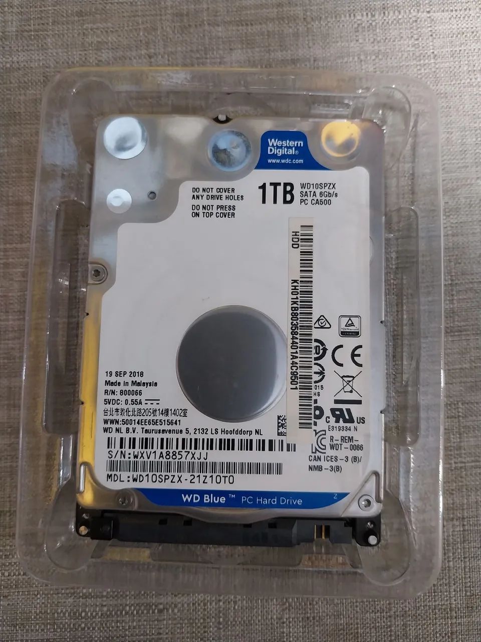 Vendo hd de notebook 1 tb