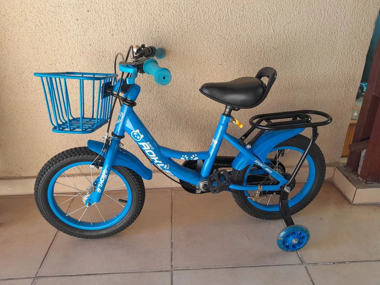 Bicicleta azul aro 14 Seminova - Foto 3