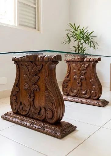 Mesa de Centro em madeira de lei - Foto 4