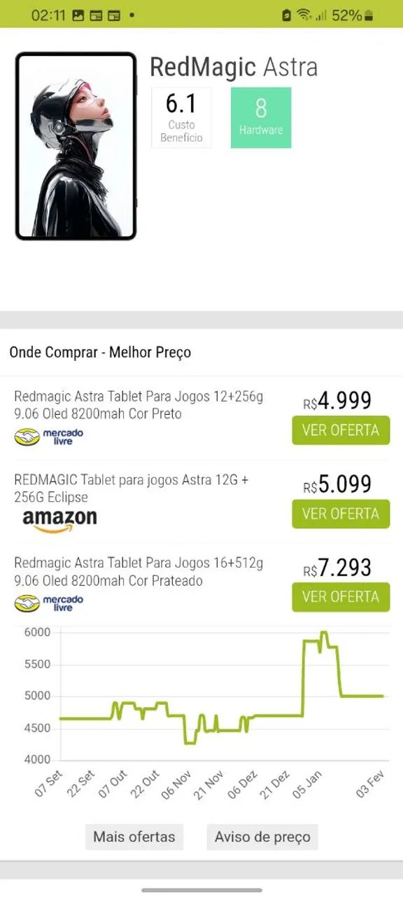 REDMAGIC Astra Gaming Tablet 