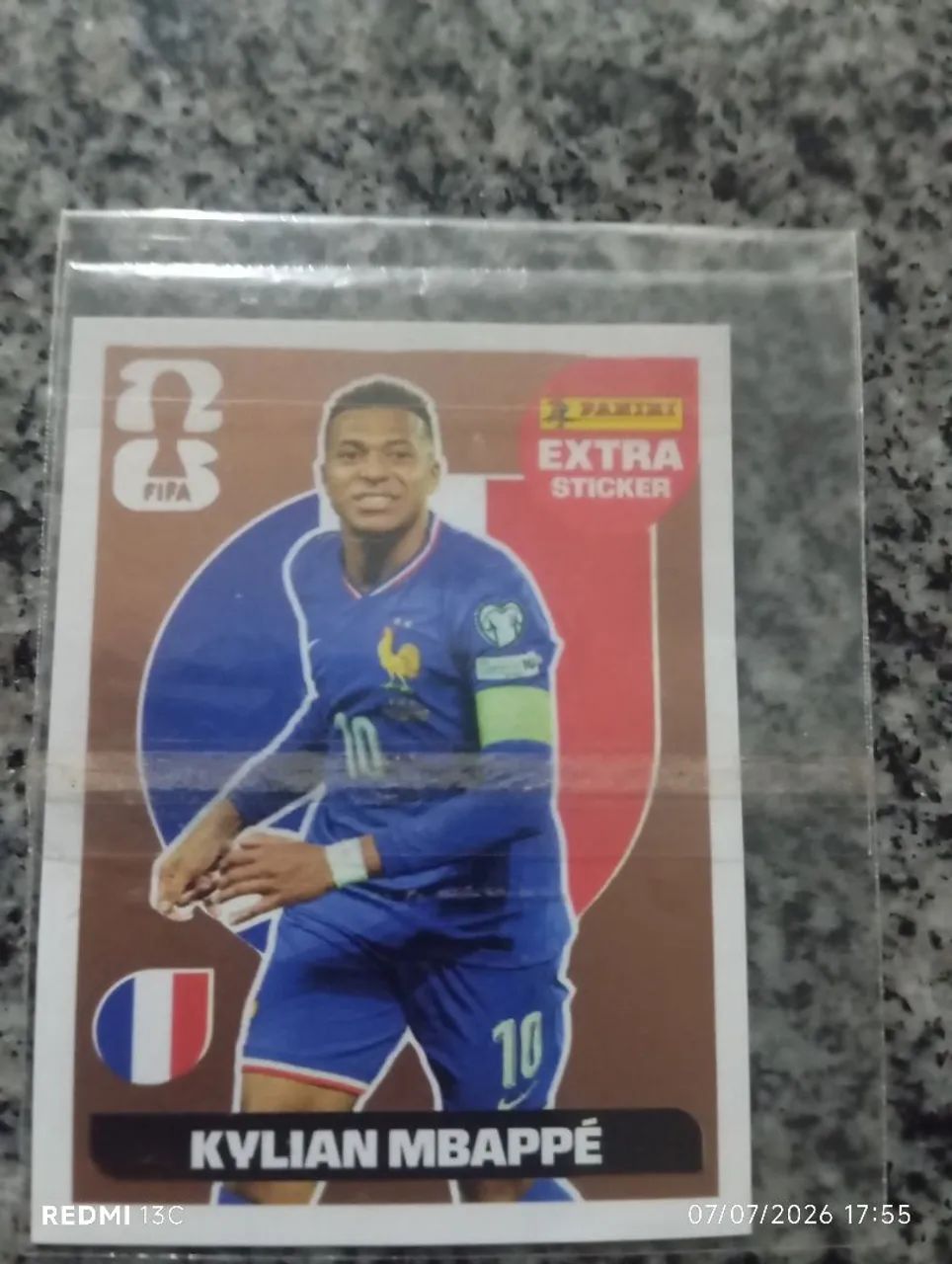Figurinha extra sticker BRONZE 