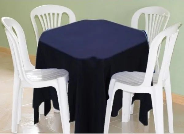 Aluguel de Mesas e Cadeiras de Plástico (branco) - *Temos Forros para Mesas*  - Foto 3