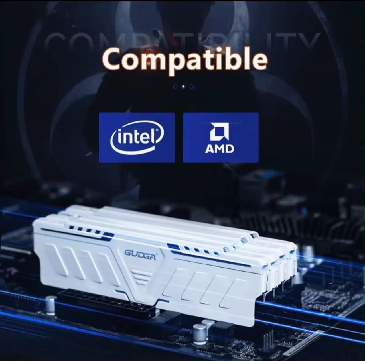 Memória GUDGA DDR4 8GB 3200MHz - Foto 2