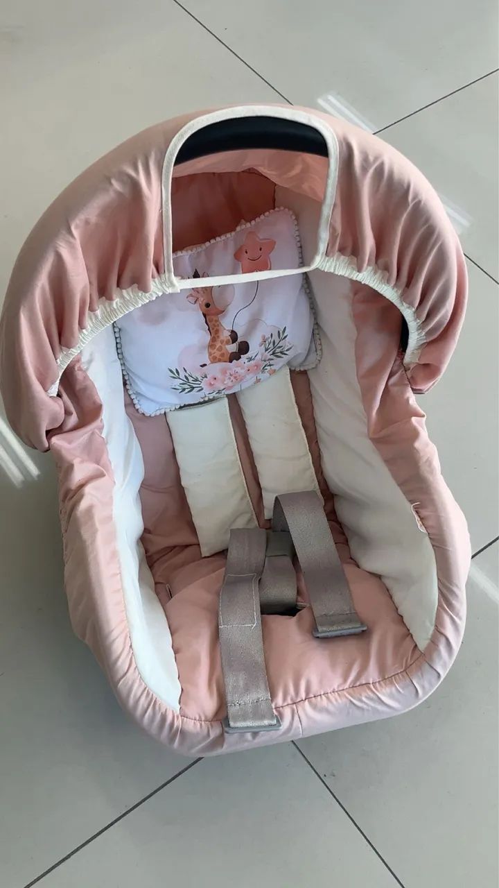 Bebê conforto de bebê Rosa - Foto 2