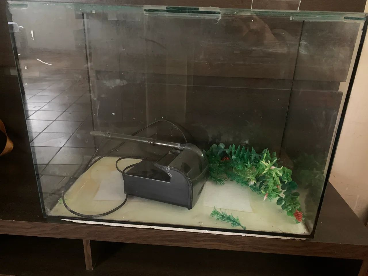 Aquário de Vidro + Bomba + Decoração - Oportunidade aquariano - Foto 2