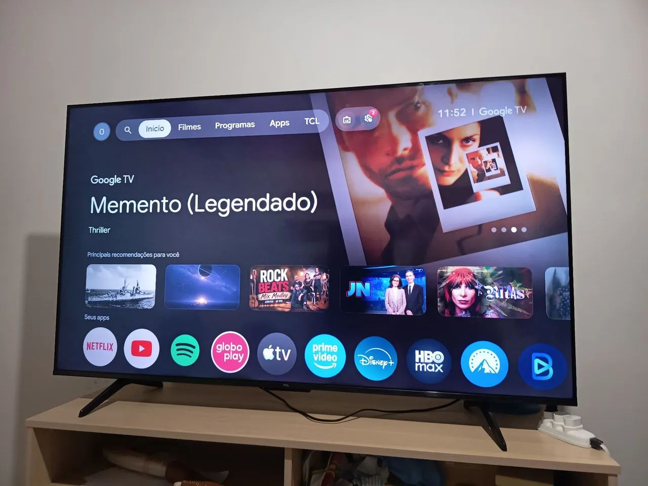 TV TCL QLED 4K 55 POLEGADAS - Foto 2