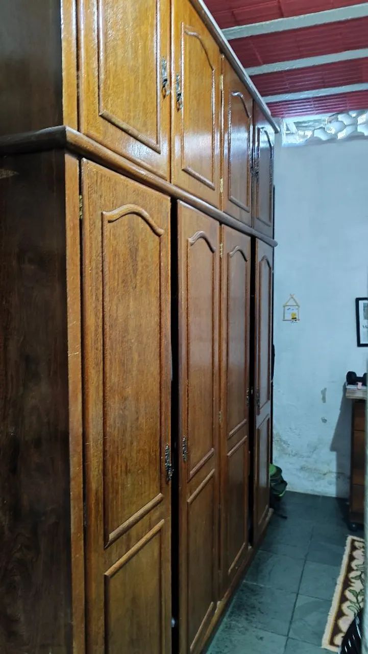 Guarda roupa antigo - Mogno - Foto 3