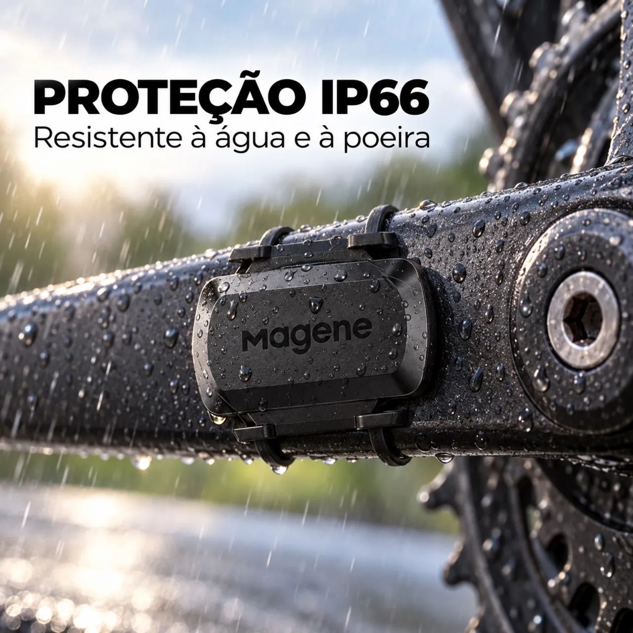 Sensor Magene S3+ Velocidade e Cadência Bluetooth ANT+ - Foto 3