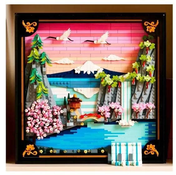 LEGO Art Paisagem Japonesa com Cerejeiras 31218 - Foto 2