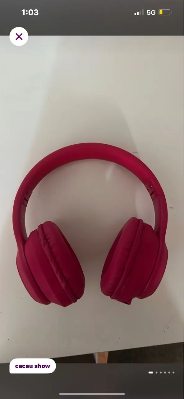 Fone de led Bluetooth headset  - Foto 2