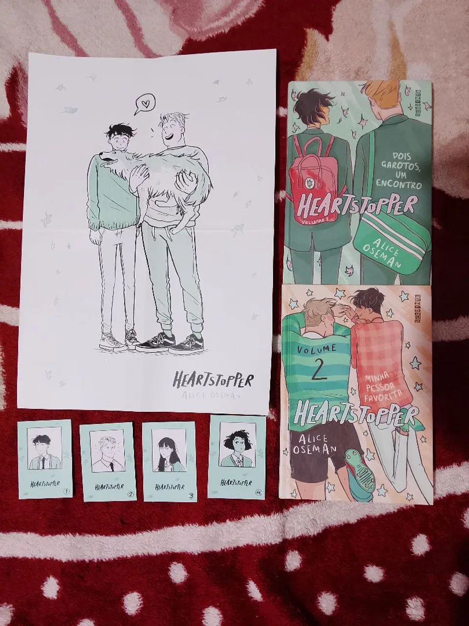 Heartstopper 1 e 2 com brindes 