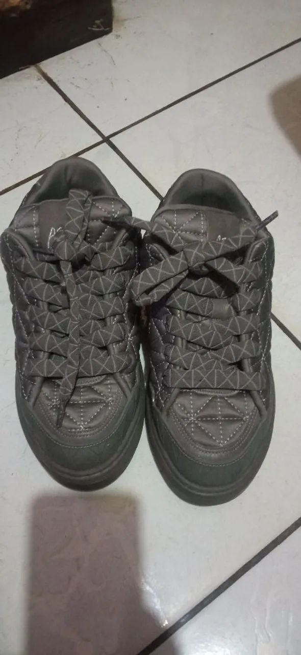 Tenis arezzo matelessê cinza 38